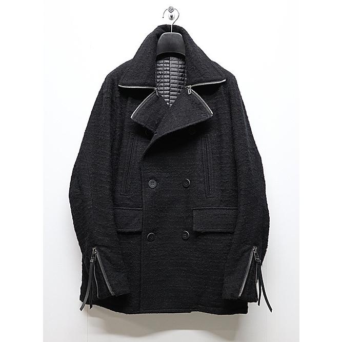 SALE30%OFF/D.HYGEN・ディーハイゲン/ブラッシングネップPコート/BLACK