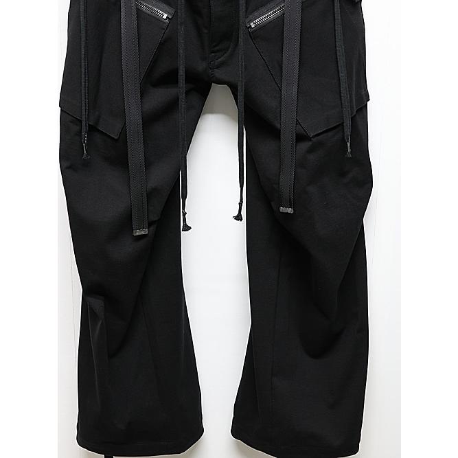 D.HYGEN・ディーハイゲン/へビージャージーバギーパンツ/BLACK