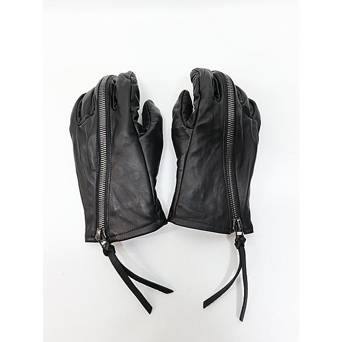 D.HYGEN・ディーハイゲン/ホースレザーZIPグローブ/BLACK : OFFSIDE