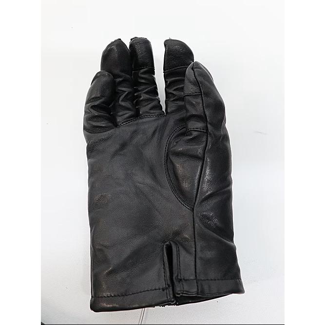 (予約品）9〜10月入荷予定/D.HYGEN・ディーハイゲン/ホースレザースプリットZIPグローブ/BLACK_7