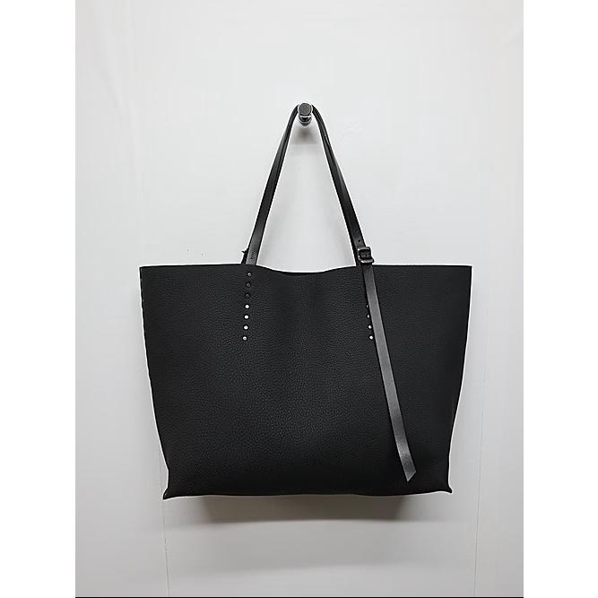 (予約品）9〜10月入荷予定/D.HYGEN・ディーハイゲン/Sinistraコラボレーションリベットバッグ/BLACKの画像