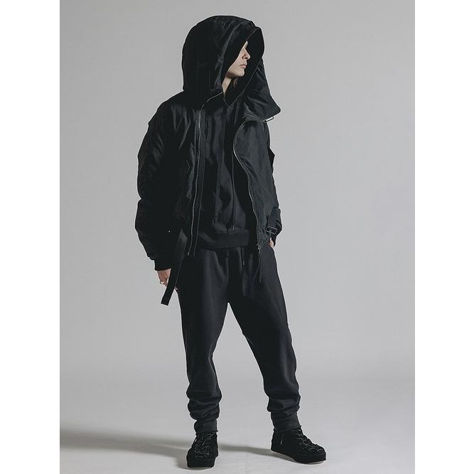 (予約品）8〜9月入荷予定/The Viridi-anne・ザ ヴィリディアン/フーデッドダウン/BLACKの画像