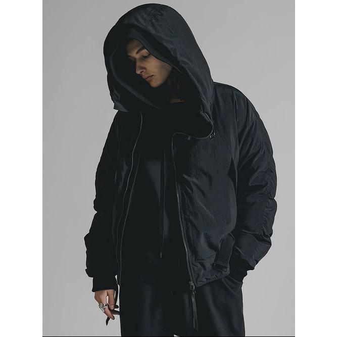 (予約品）8〜9月入荷予定/The Viridi-anne・ザ ヴィリディアン/フーデッドダウン/BLACKの画像