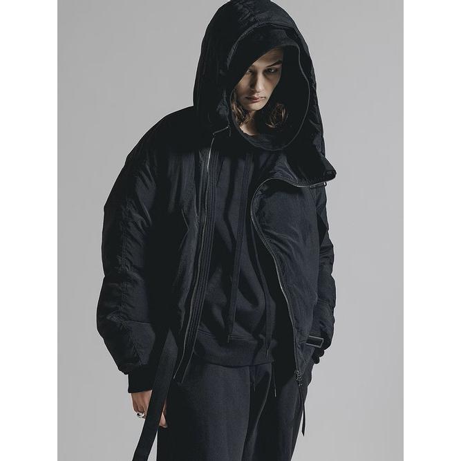 (予約品）8〜9月入荷予定/The Viridi-anne・ザ ヴィリディアン/フーデッドダウン/BLACKの画像