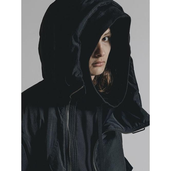 (予約品）8〜9月入荷予定/The Viridi-anne・ザ ヴィリディアン/フーデッドダウン/BLACKの画像