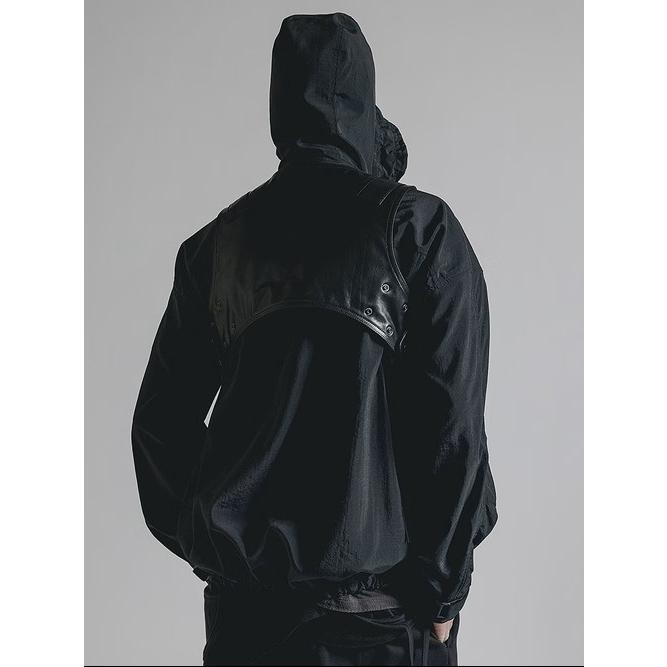 (予約品）8〜9月入荷予定/The Viridi-anne・ザ ヴィリディアン/レザー タクティカルバッグ/BLACKの画像