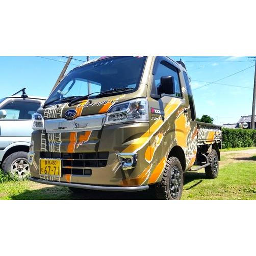 ハイゼットトラック（旧500系、令和３年１２月マイナーチェンジ前）フロントパイプバンパー　オフロードファクトリー |  | 01