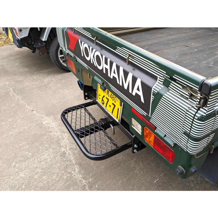 ヒッチステップ（弊社製ハイゼット、キャリイヒッチメンバー用）　オフロードファクトリー | 