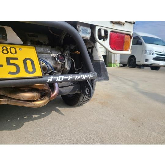 オフロードファクトリー　ステッカー　小 白色 | 