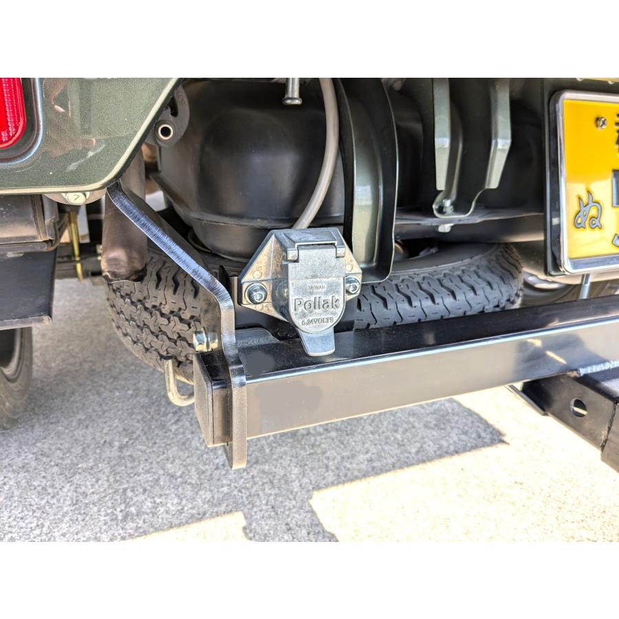 キャリイヒッチメンバー専用電源カプラ取り付けプレート | 