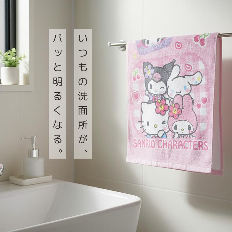 フェイスタオル サンリオ 34×75cm 綿100% キャラクター ハローキティ