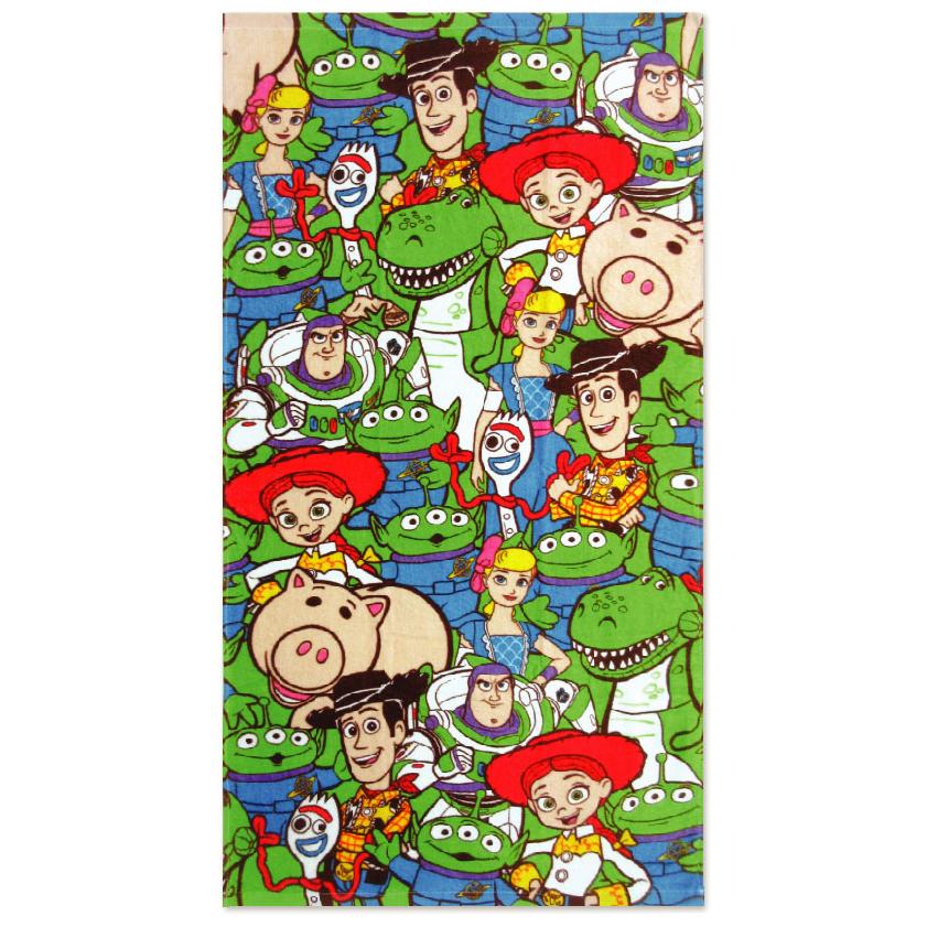 ディズニー ピクサー トイストーリー バスタオル 60×120cm 綿100