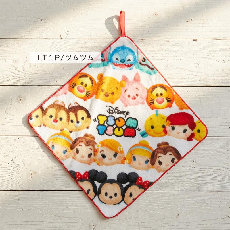 Disney（ディズニー） ツムツム ループタオル 33×33cm 綿100