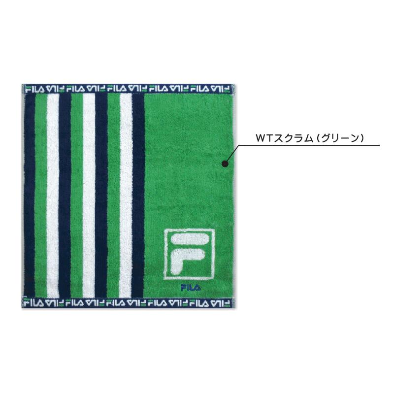 フィラ FILA ウォッシュタオル 34×35cm 綿100％ 両面パイル ジャガード 
