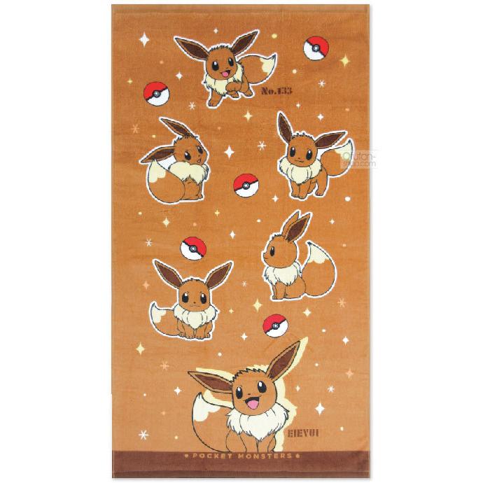 優れた品質 メール便ok ポケットモンスター ポケモン バスタオル イーブイ モンスターボール 湯上りタオル バスタオル Www We Job Com