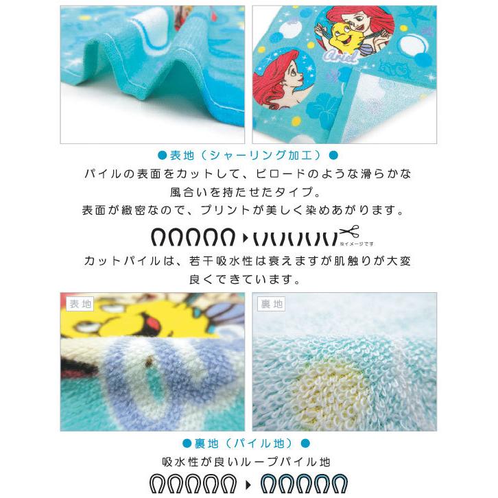 完売 メール便ok ディズニー プリンセス アリエル ハンドタオル 2枚セット スパークル Materialworldblog Com