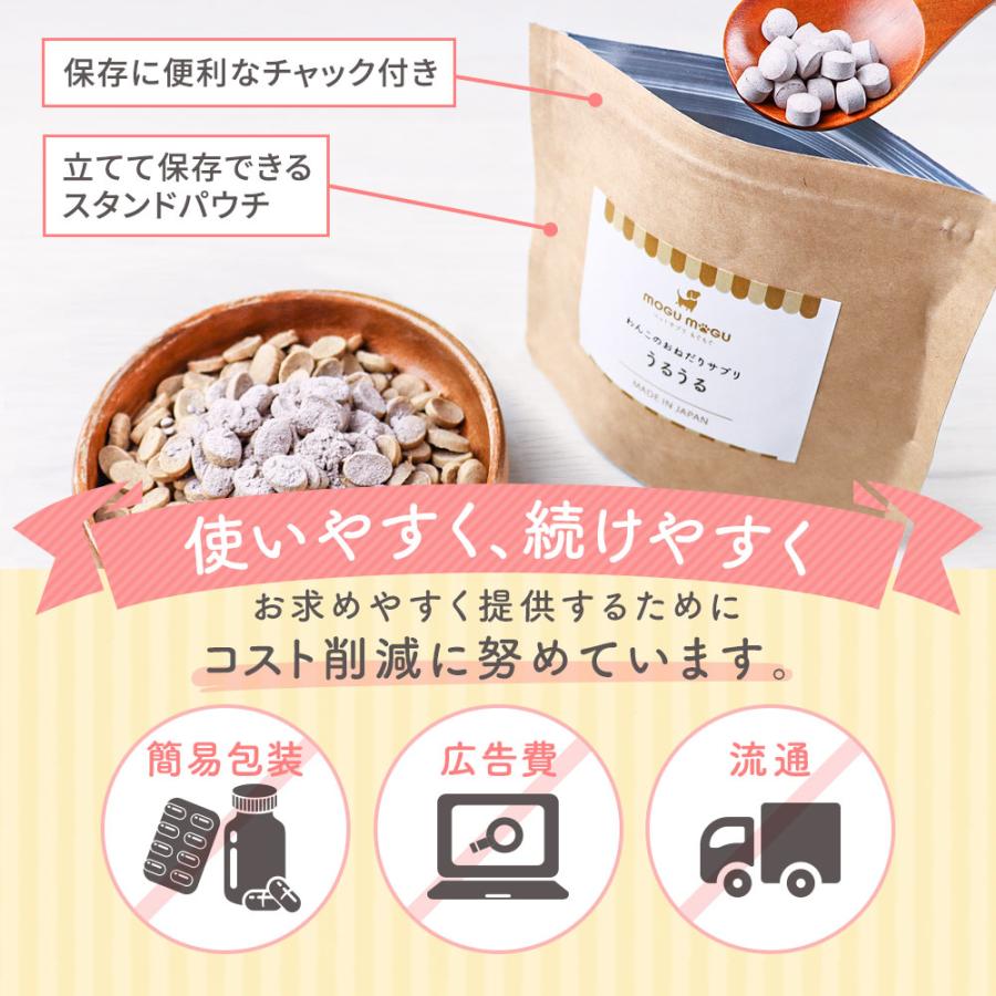 ペットサプリもぐもぐ 犬 犬用品 アイケア 涙やけ ルテイン 90粒