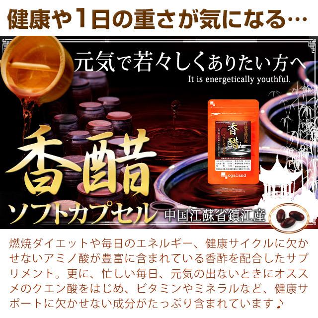 ogaland（オーガランド） 鎮江香醋 香酢ソフトカプセル （約12ヶ月分