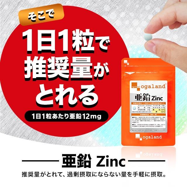 亜鉛 （約12ヶ月分） サプリメント 必須ミネラル サプリ エイジングケア 約1年分 栄養機能食品 銅 元気 送料無料 妊活 ミネラル 必須栄養素｜oga｜10