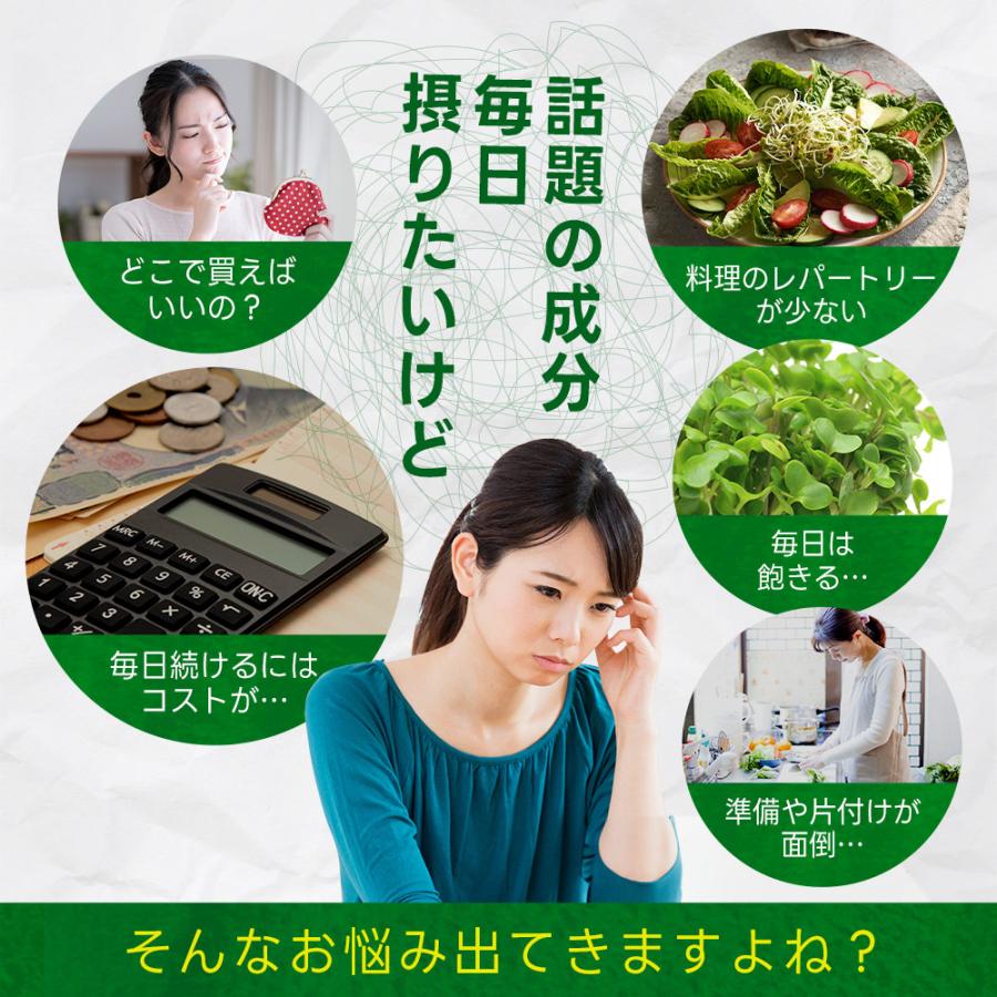 ブロッコリースプラウト （約3ヶ月分）サプリメント サプリ ダイエット スルフォラファン ビタミン ポイント利用 ダイエット | ogaland | 04