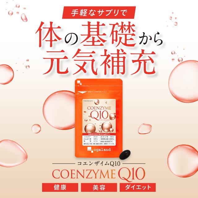 ogaland（オーガランド） コエンザイムQ10 （約3ヶ月分）サプリメント