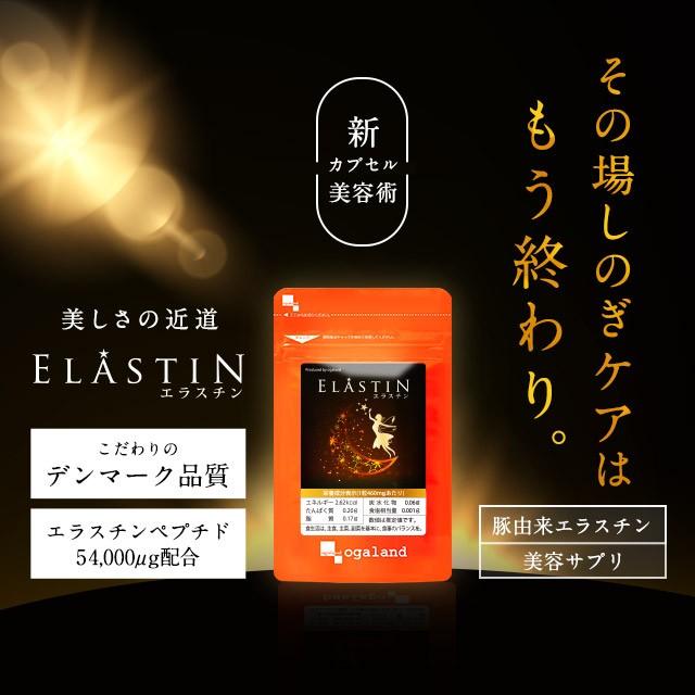 エラスチン （約3ヶ月分） コラーゲン ビタミン 美容 サプリメント 亜麻仁油 オリーブ油 サプリ ビタミンA プラセンタ と一緒に｜oga｜09