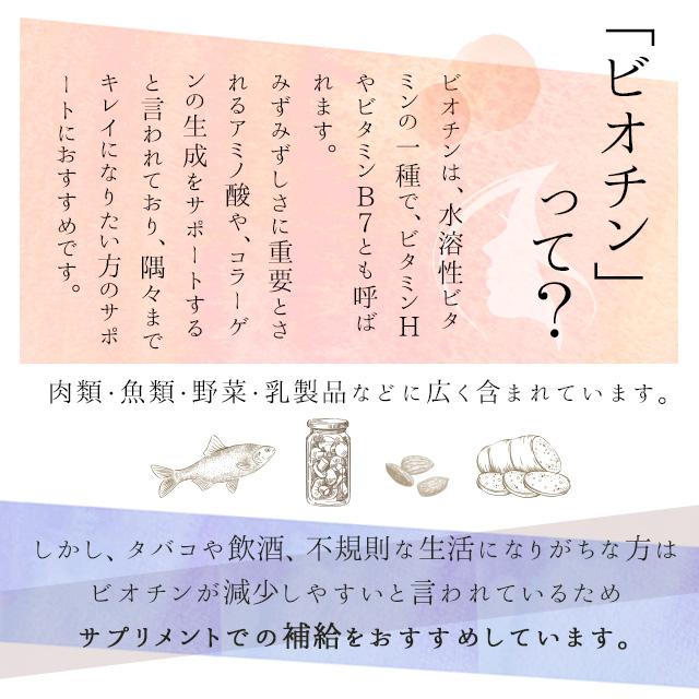 ビオチン （約1ヶ月分） サプリ 美容 ナイアシン 栄養機能食品 サプリメント 亜鉛 ザクロ 棘梨 L-シスチン 亜鉛 酵母 アミノ酸やコラーゲン ポイント利用 | ogaland | 07