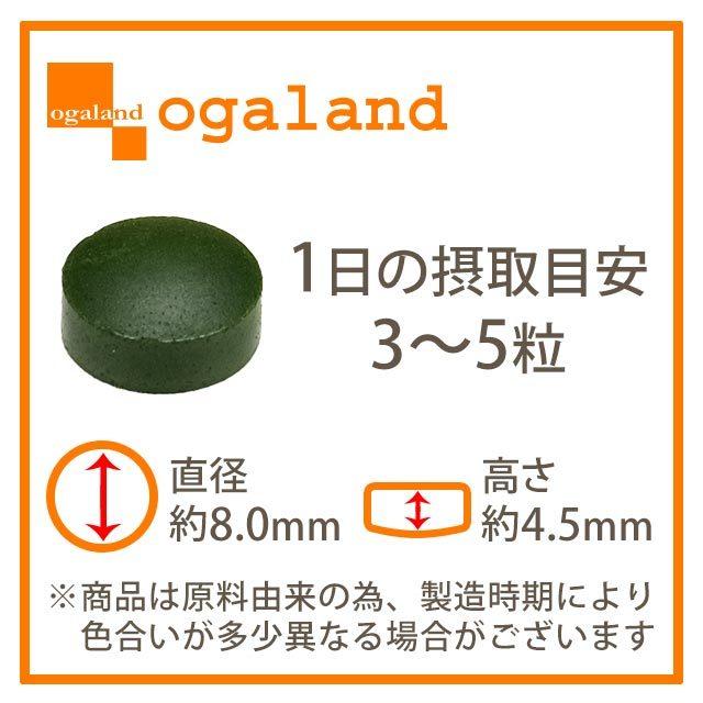 凝縮クロレラ粒100％ （約1ヶ月分） クロレラ サプリ 国産 100％ サプリメント クロロフィル ビタミン 無添加 食物繊維 野菜 不足 ナイアシン 鉄 ポイント利用 | ogaland | 13