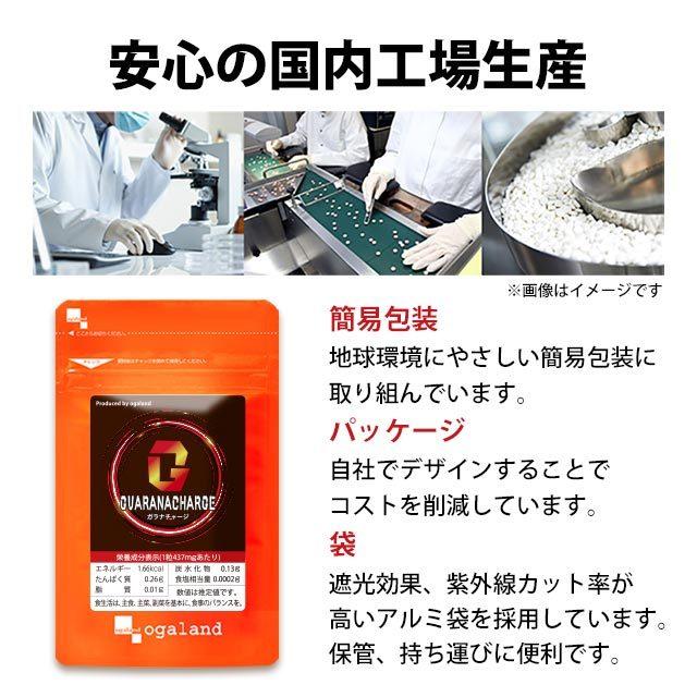 ガラナチャージ （60カプセル）カフェイン サプリ サプリメント ガラナ エナジードリンクより手軽  低糖質 低カロリー アルギニン ポイント利用 | ogaland | 09