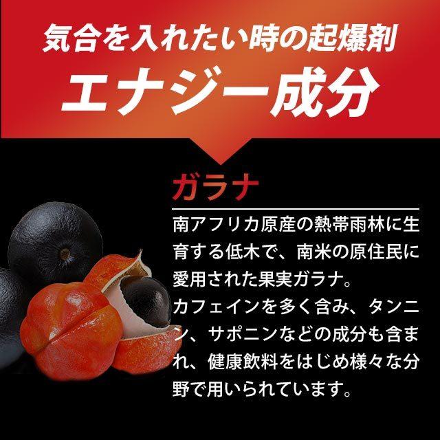 ガラナチャージ （60カプセル）カフェイン サプリ サプリメント ガラナ エナジードリンクより手軽  低糖質 低カロリー アルギニン ポイント利用 | ogaland | 04
