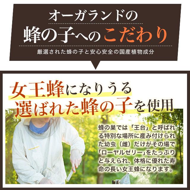 蜂の子 （約1ヶ月分） サプリ ローヤル ロイヤル サプリメント 酵素 処理 国産 明日葉 イチョウ葉 ギャバ ロイシン ポイント利用 | ogaland | 09