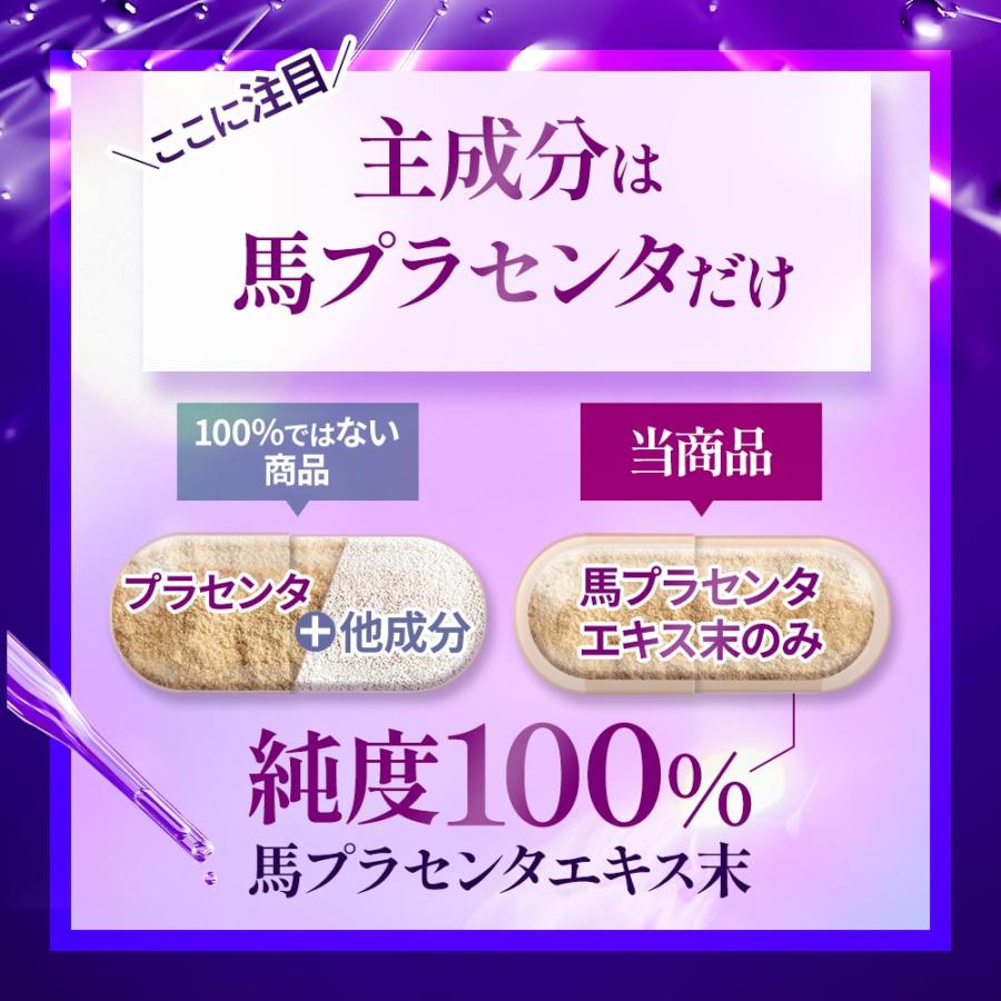馬プラセンタ6000（約6ヶ月分）サプリ 馬 プラセンタ 美容 高濃度 高純度 コラーゲン ヒアルロン酸 タンパク質 ビタミン アミノ酸 ミネラル 女性 ポイント利用 | ogaland | 06