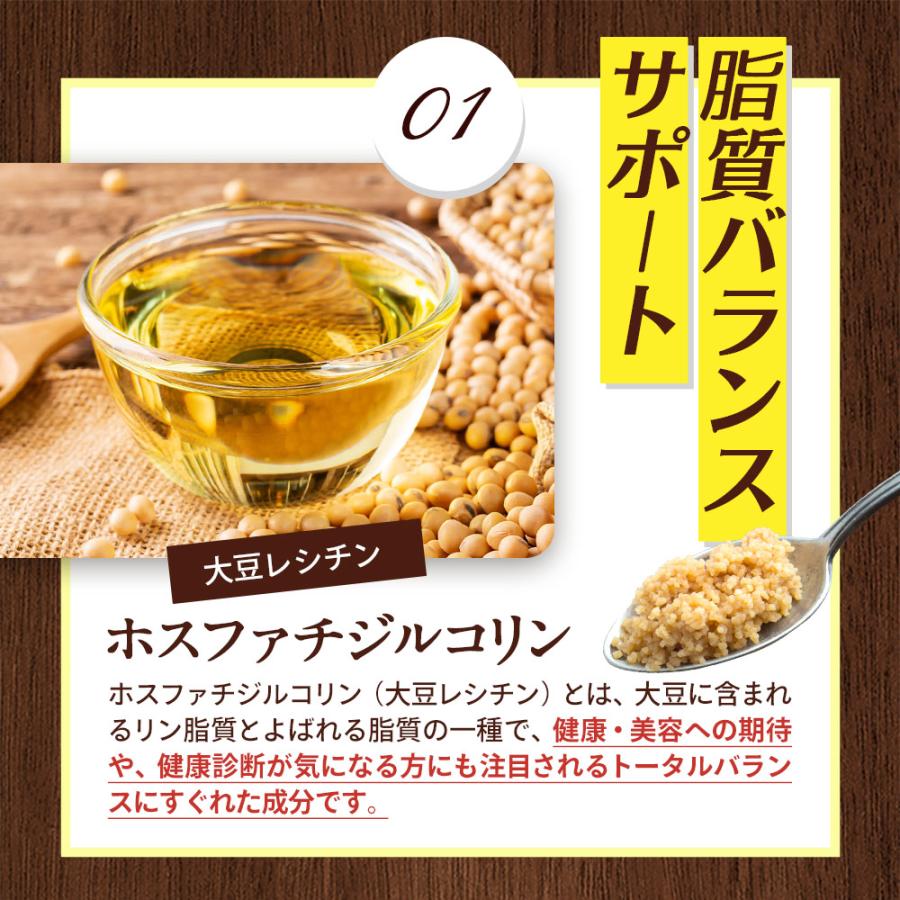 ホスファチジルコリンα （約1ヶ月分） サプリメント サプリ ダイエット 美容 大豆 レシチン あまに油 リ亜麻仁油 リノール酸 送料無料 健康 ポイント利用 | ogaland | 08