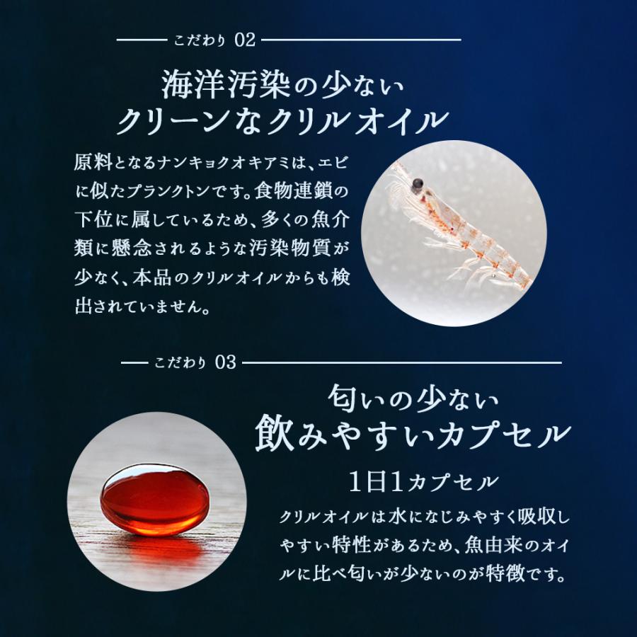 クリルオイル （約1ヶ月分） DHA EPA サプリ オメガ3 サプリメント アスタキサンチン ホスファチジルコリン 送料無料 リン脂質 ポイント利用 | ogaland | 03