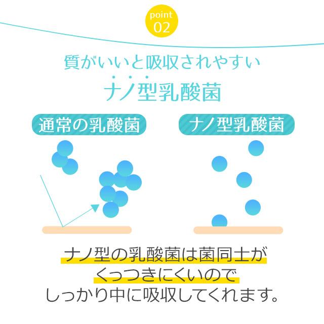 ナノ型乳酸菌 ＆ オリゴ糖 （約1ヶ月分） サプリメント サプリ 善玉菌 ビフィズス菌 乳酸菌 ダイエット 健康 美容 エイジングケア｜oga｜11