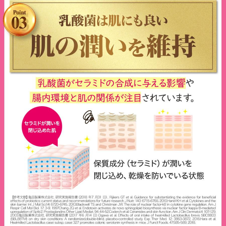 乳酸菌 サプリメント お肌と乳酸菌（約1ヶ月分）便通の悩み 悪玉菌 善玉菌 腸内環境 プラセンタ ヒアルロン酸 ビタミンC A E 機能性表示食品 ポイント利用 | ogaland | 12