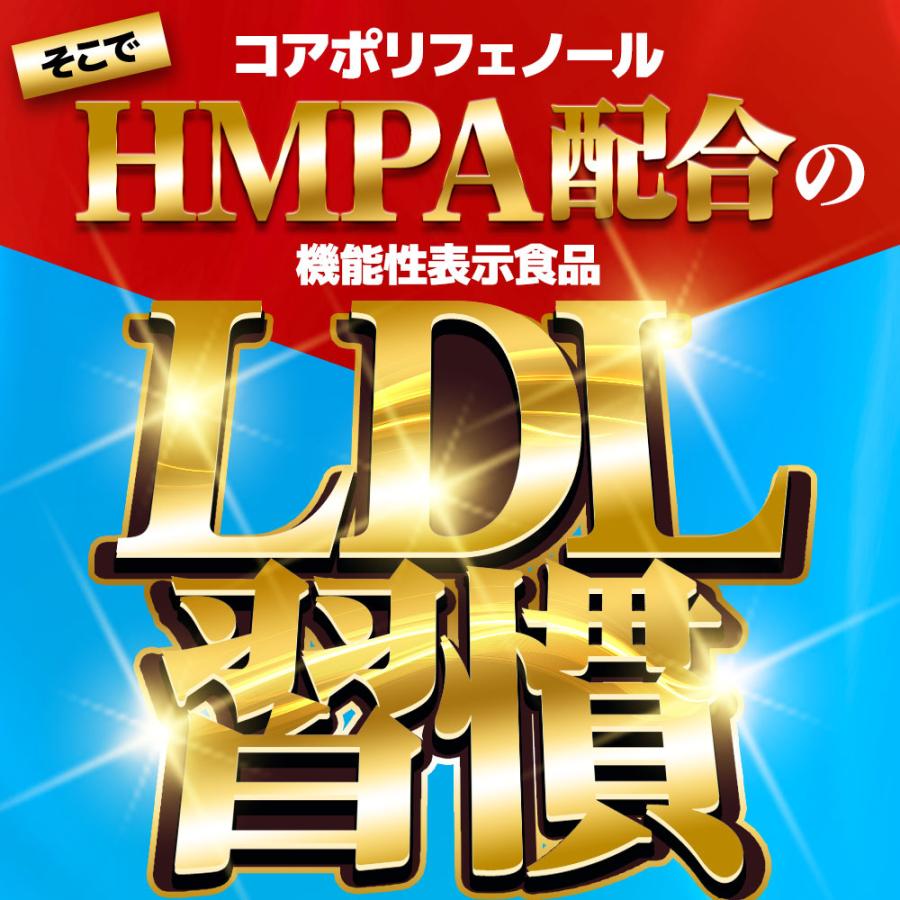 LDL習慣（約1ヶ月分）＼在庫復活／コレステロール サプリ 高めの方 ポリフェノール 健康 機能性表示食品 HMPA コレステロール 抑制 対策 ポイント利用 | ogaland | 09