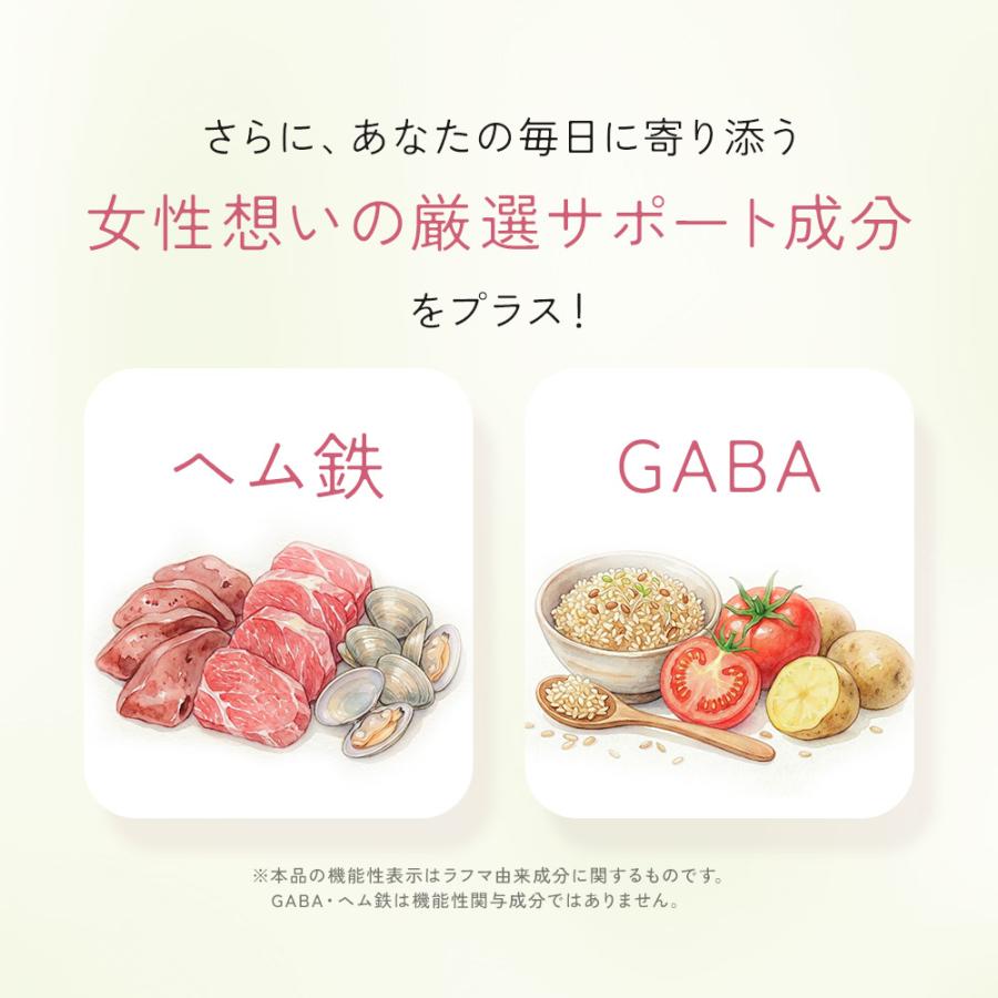 ルナタイム（約3ヶ月分）鉄分 フェムケア サプリメント 女性 サプリ 生理前 月経前 ヘム鉄 GABA 機能性表示食品 健康 美容 睡眠 国内製造 ポイント利用 | ogaland | 13