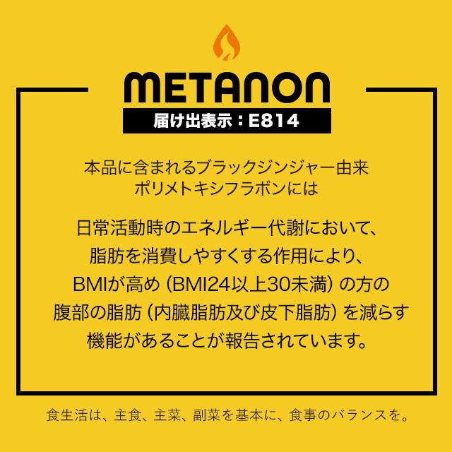 メタノン （約1ヶ月分） ブラックジンジャー 機能性表示食品 サプリ サプリメント ダイエット ビタミンB1 B2 B6 送料無料 BMI 脂肪 L-カルニチン ポイント利用 | ogaland | 06