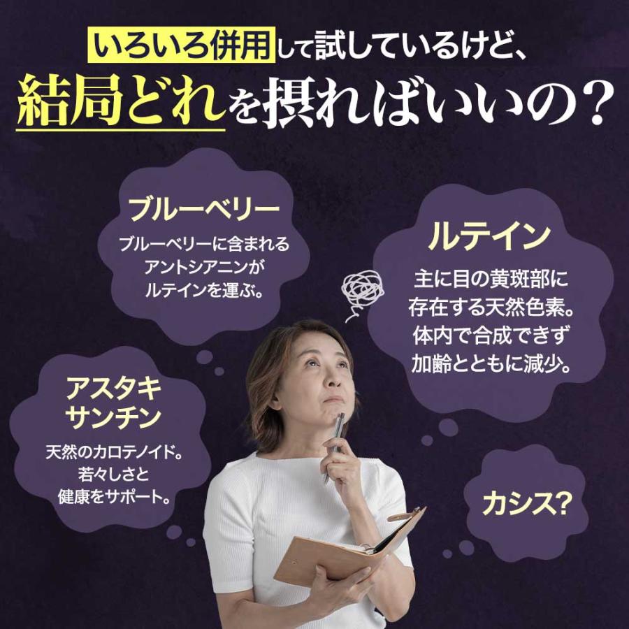 ブルーベリープレミアム （約3ヶ月分）サプリ ルテインとアスタキサンチンを贅沢配合 新商品 アントシアニン カシス ポイント利用 | ogaland | 06