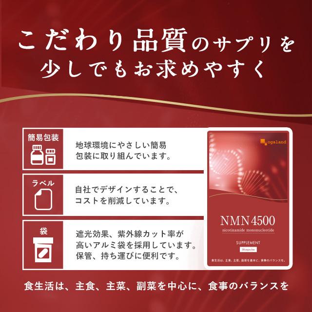 NMN 4500 （約12ヶ月分） サプリ 日本製 高純度 高品質 エヌエムエヌ サプリメント 国内製造 nmn ニコチンモノクレオチド 4500 美容 約12ヶ月分 国内製造 ニコチンアミド