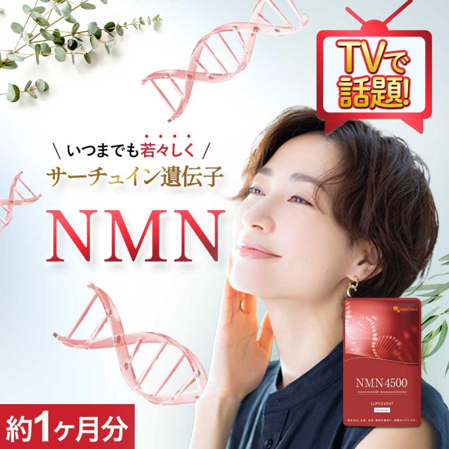 NMN 4500 （約1ヶ月分） サプリ 日本製 高純度 高品質 エヌエムエヌ サプリメント 国内製造 nmn ニコチンモノクレオチド 4500 美容 若々しく ポイント利用 | ogaland | 03