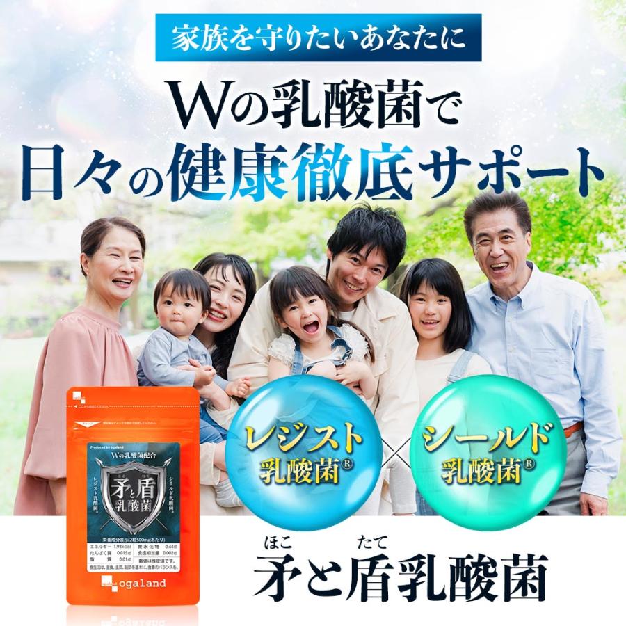 矛と盾乳酸菌（約6ヶ月分）善玉乳酸菌 にゅうさんきん オリゴ糖 ビタミン 水溶性 食物繊維 健康 ダイエット サプリ ポイント利用 | ogaland | 14