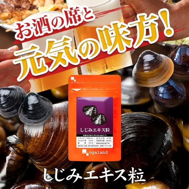 しじみエキス粒 （約12ヶ月分） サプリ シジミ サプリメント 一年分 まとめ買い グリコーゲン オルニチン アミノ酸 ミネラル ポイント利用 | ogaland | 03