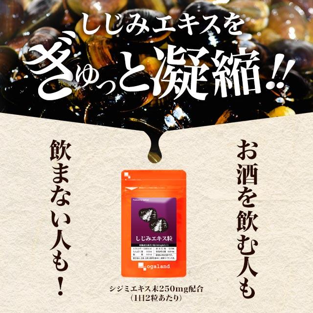 しじみエキス粒 （約12ヶ月分） サプリ シジミ サプリメント 一年分 まとめ買い グリコーゲン オルニチン アミノ酸 ミネラル ポイント利用 | ogaland | 08