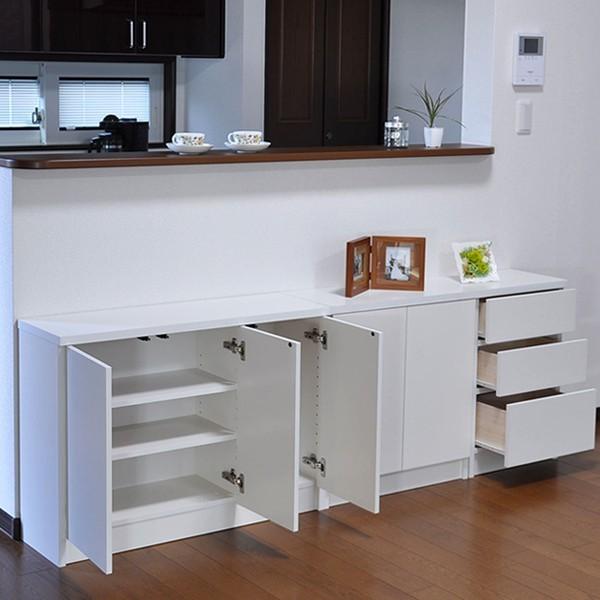 カウンター下収納 引き出し42 高さ65cm キッチン収納 テーブル下収納 P65 42 01 家具こうばオガモク 通販 Yahoo ショッピング