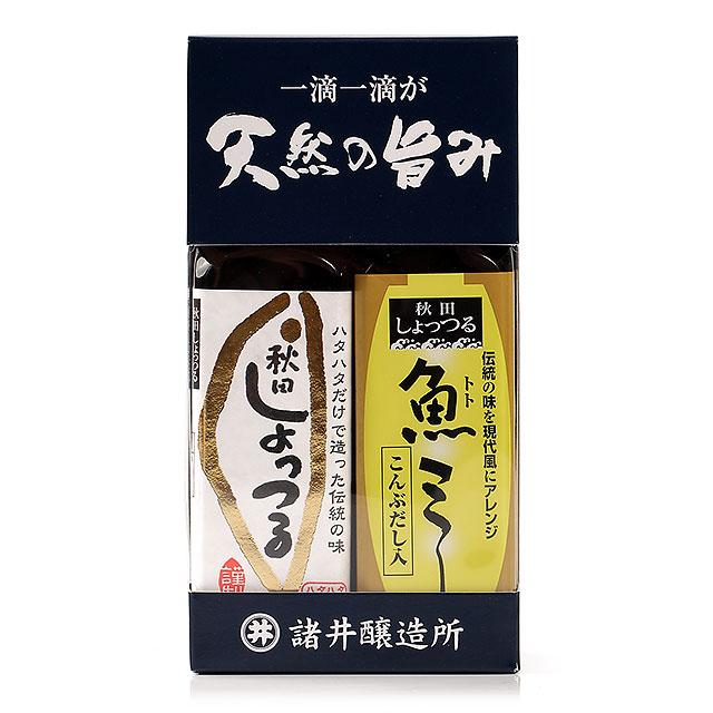 諸井醸造 秋田しょっつるハタハタ100%＆魚(トト)ミー 130g×各1本 箱入 