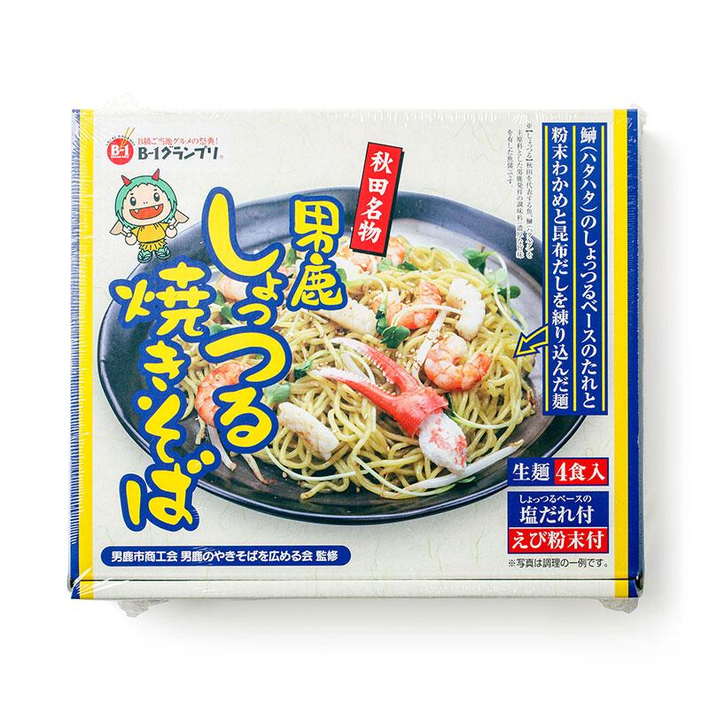 八郎めん 男鹿しょっつる焼きそば(生麺) 4食箱 | ブランド登録なし | 01
