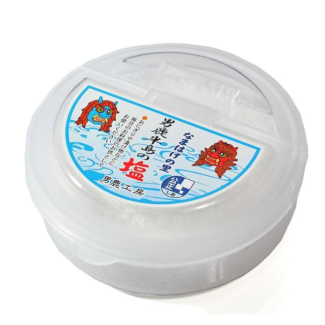 男鹿工房 男鹿半島の塩 80g 丸タッパ | ブランド登録なし