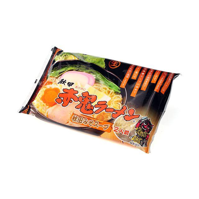 八郎めん 秋田 赤鬼ラーメン 味噌味 2食袋 | ブランド登録なし